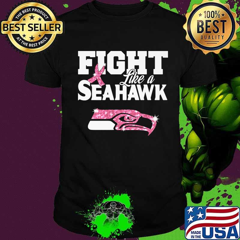 Fight like a seahawk breast cancer awareness shirt