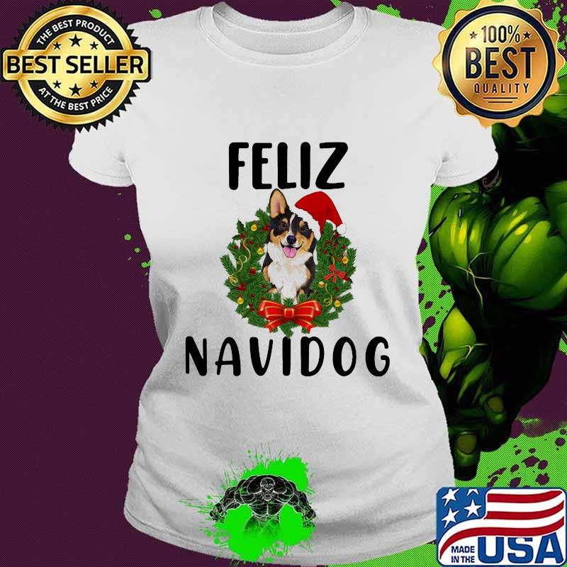 German shepherd feliz navidog christmas s Ladies tee German shepherd feliz navidog christmas s Ladies tee