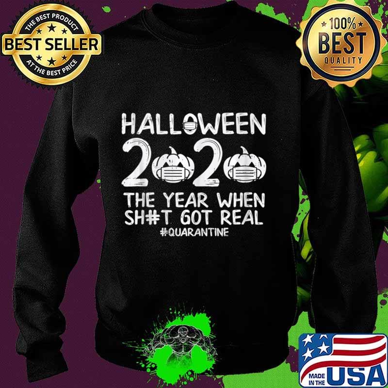 Halloween 2020- Halloween Quarantine Costume Pumpkin mask s Sweater Halloween 2020- Halloween Quarantine Costume Pumpkin mask s Sweater