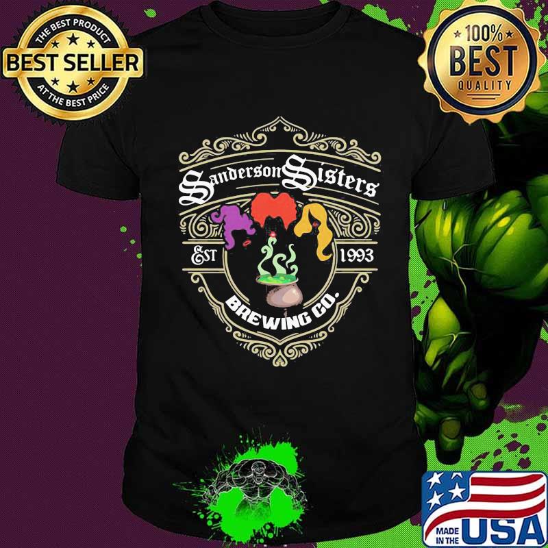 Halloween hocus pocus sanderson sisters est 1993 brewing co shirt