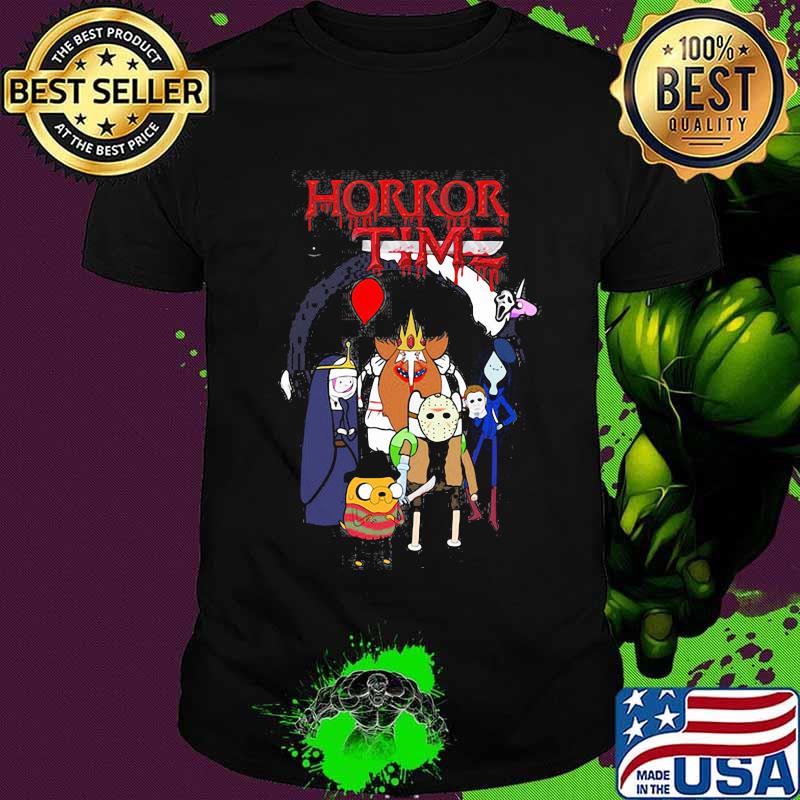 Halloween horror characters time shirt