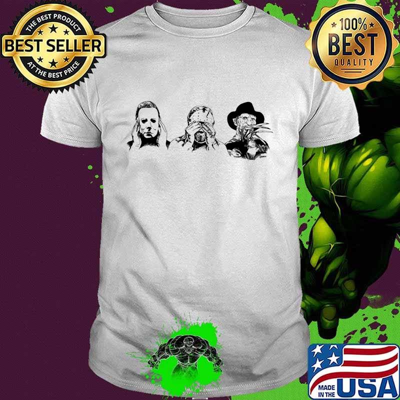 Halloween michael myers jason voorhees freddy krueger shirt