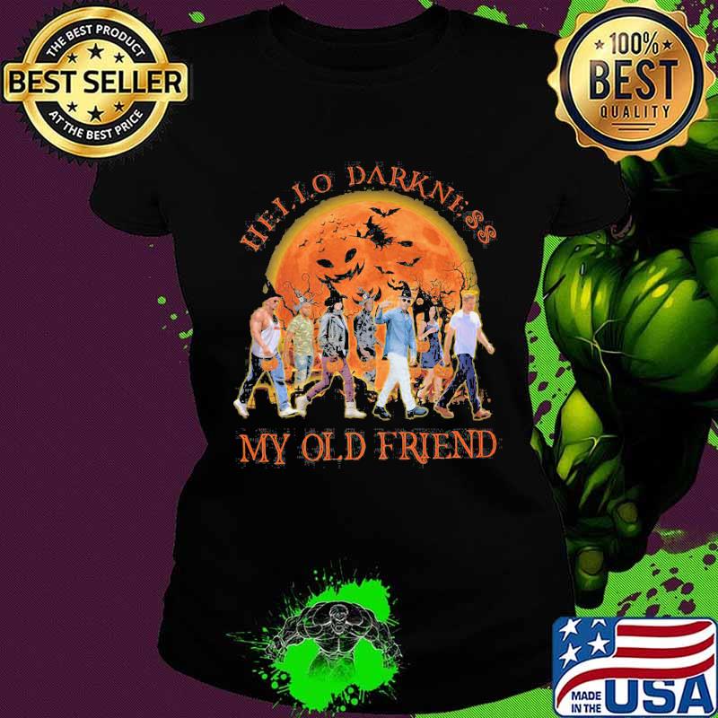 Halloween witch hello darkness my old friend moon s Ladies tee Halloween witch hello darkness my old friend moon s Ladies tee