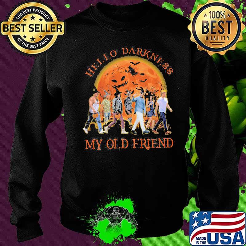 Halloween witch hello darkness my old friend moon s Sweater Halloween witch hello darkness my old friend moon s Sweater