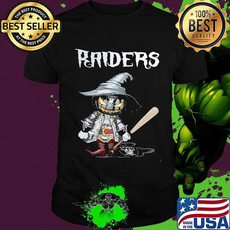 Halloween witch pumpkin oklahoma raiders baseball shirt