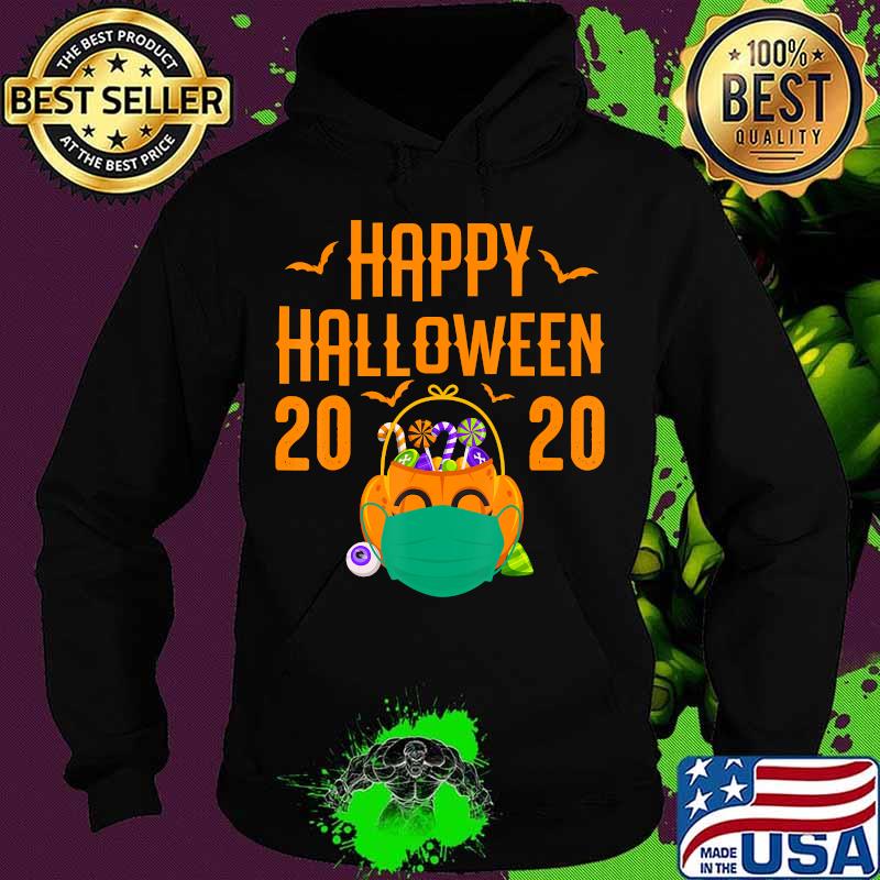 Happy Halloween 2020 Jack O Lantern In Mask Funny Quarantine T-Shirt Hoodie Happy Halloween 2020 Jack O Lantern In Mask Funny Quarantine T-Shirt Hoodie