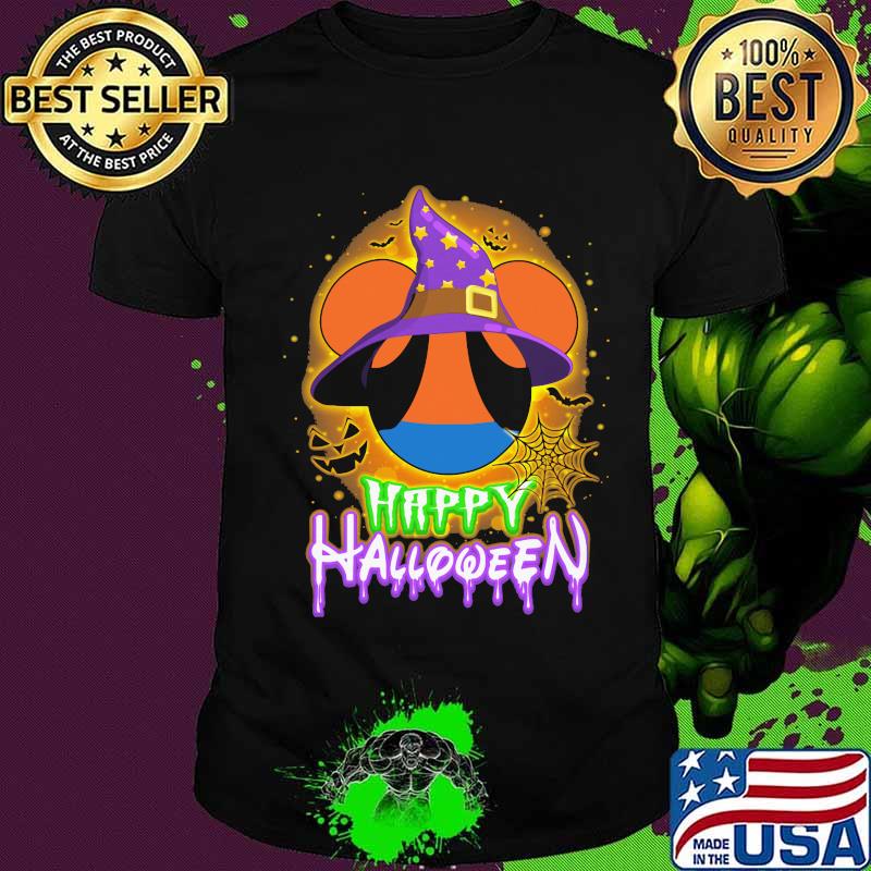 Happy halloween mickey mouse witch moon shirt