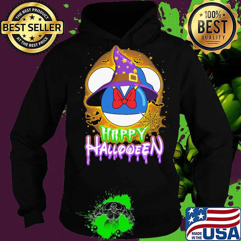 Happy halloween minnie mouse witch moon s Hoodie Happy halloween minnie mouse witch moon s Hoodie