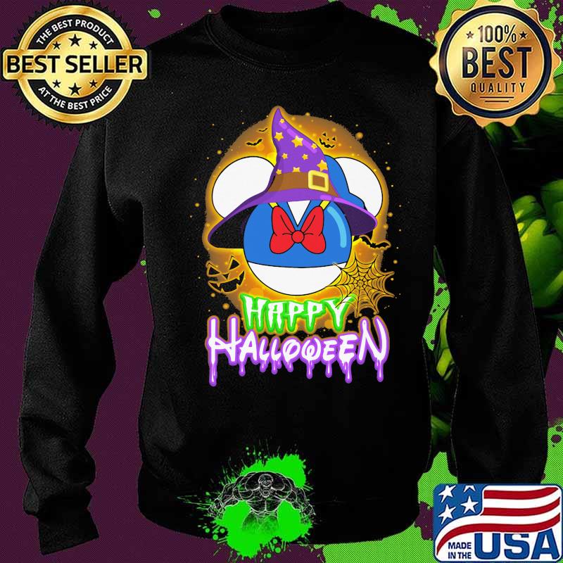 Happy halloween minnie mouse witch moon s Sweater Happy halloween minnie mouse witch moon s Sweater