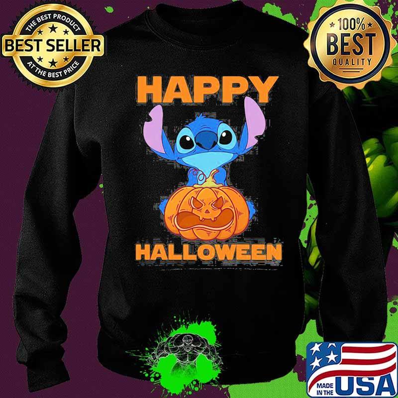 Happy halloween stitch hug pumpkin s Sweater Happy halloween stitch hug pumpkin s Sweater