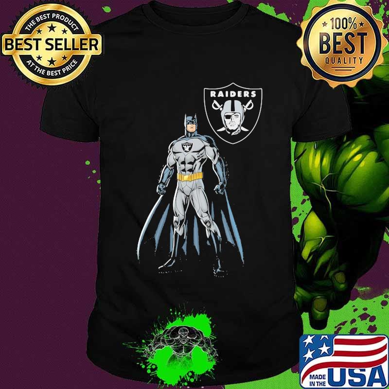 Heroes batman las vegas raiders logo shirt