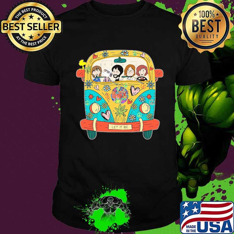 Hippie van art bus people shirt