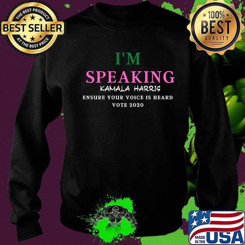 I am Speaking Kamala Harris Vice Presidential Debate 2020 Shirt Sweater I am Speaking Kamala Harris Vice Presidential Debate 2020 Shirt Sweater