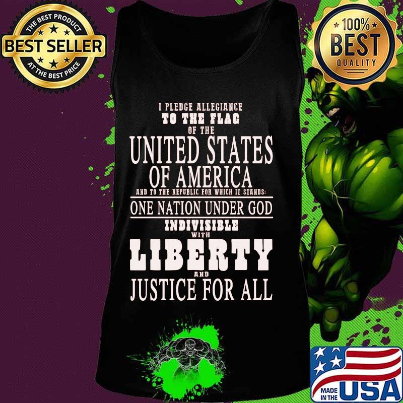 I pledge allegiance to the flag of the united states of america s Tank top I pledge allegiance to the flag of the united states of america s Tank top