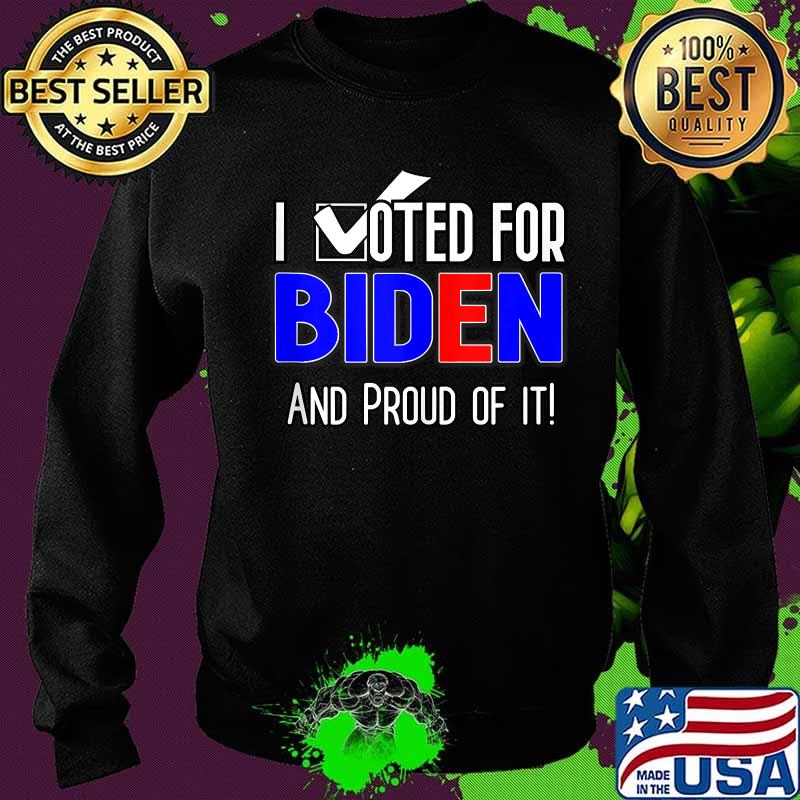 I voted for biden 2020 patriotic anti trump patriot democrat s Sweater I voted for biden 2020 patriotic anti trump patriot democrat s Sweater