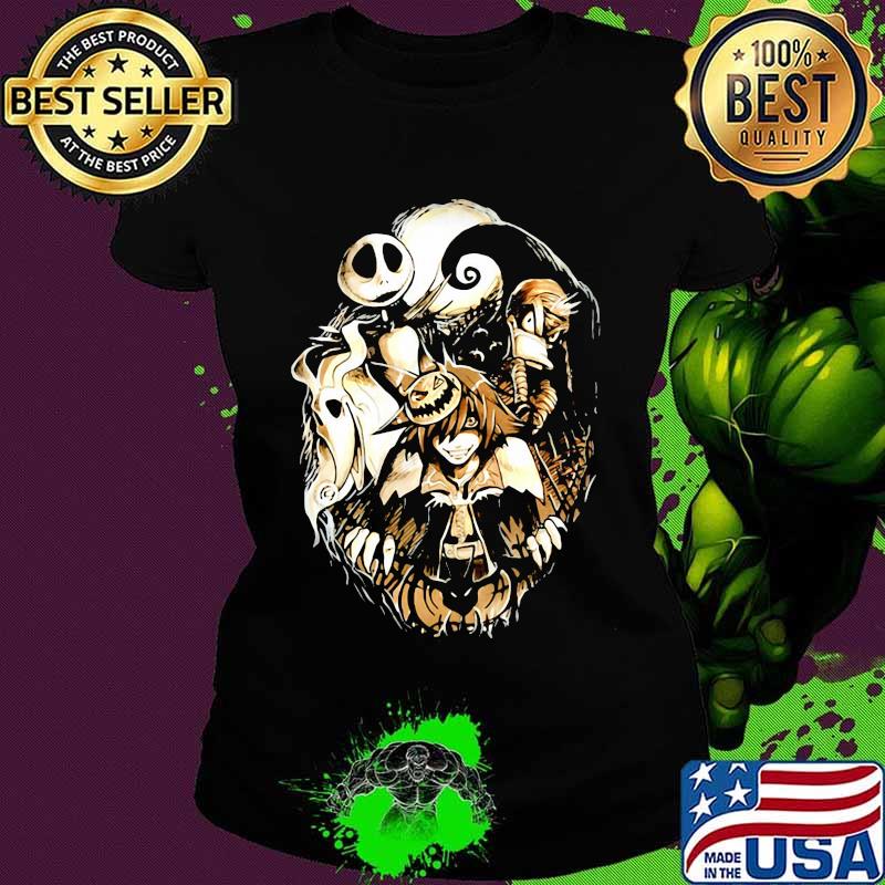 Jack skellington nightmare naruto happy halloween s Ladies tee Jack skellington nightmare naruto happy halloween s Ladies tee