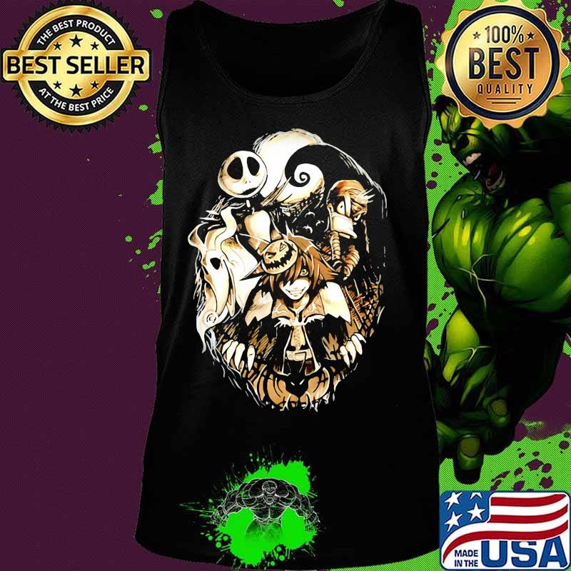 Jack skellington nightmare naruto happy halloween s Tank top Jack skellington nightmare naruto happy halloween s Tank top