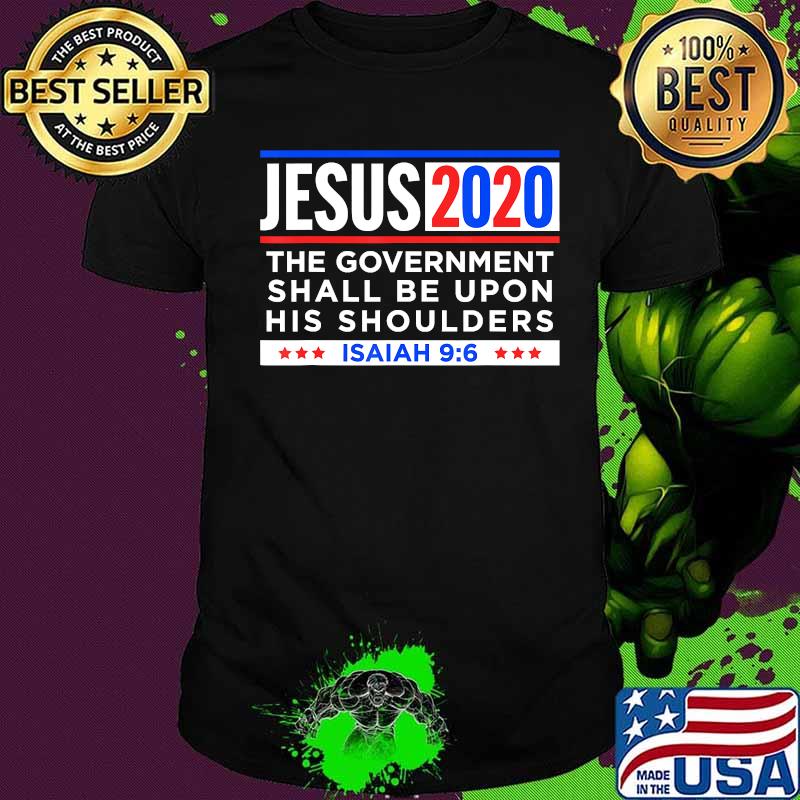 Jesus 2020 Patriotic Christian Vote Election Sign T-Shirt