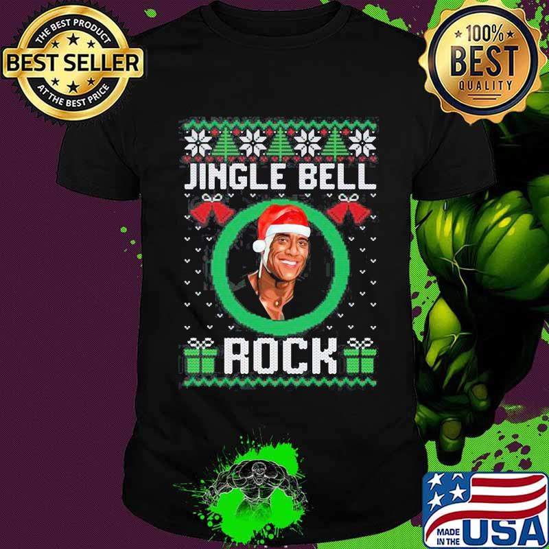 Jingle bell rock wear hat santa christmas shirt