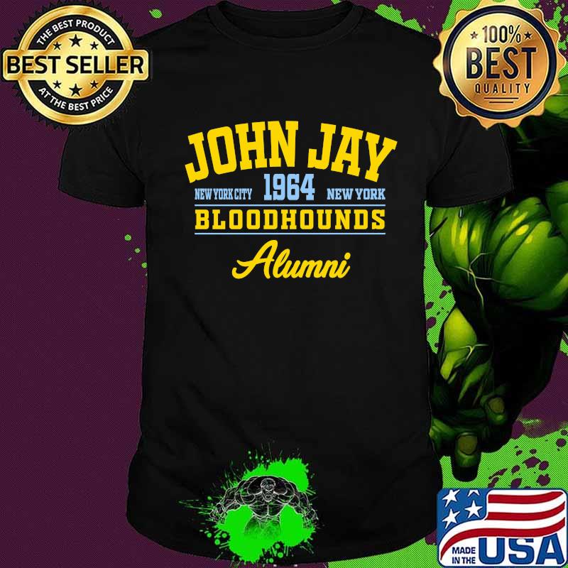 John jay new york city 1964 bloodhounds alumni shirt
