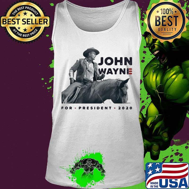 John wayne riding horse for president 2020 s Tank top John wayne riding horse for president 2020 s Tank top