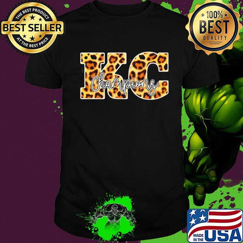 Kc champions leopard shirt