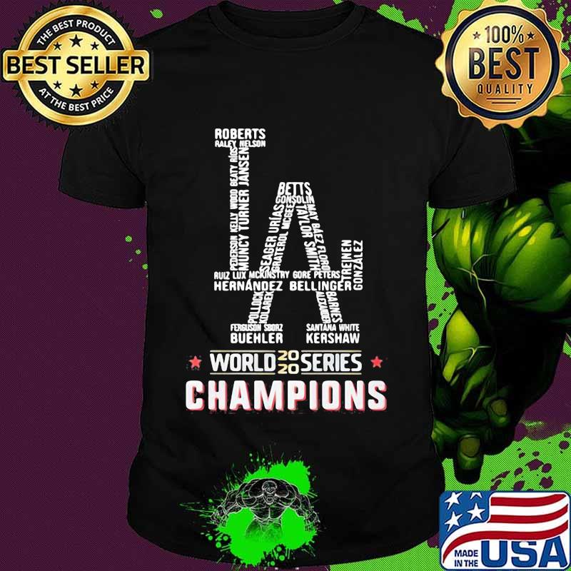 La los angeles world series 2020 champions shirt