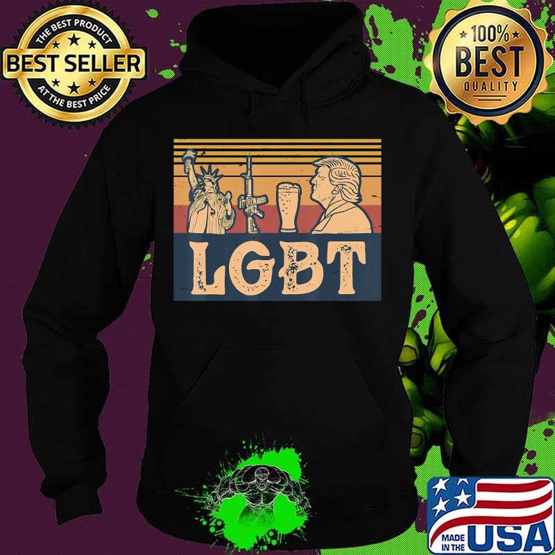LGBT Liberty Guns Beer Trump Patriotic Vote President USA T-Shirt Hoodie LGBT Liberty Guns Beer Trump Patriotic Vote President USA T-Shirt Hoodie