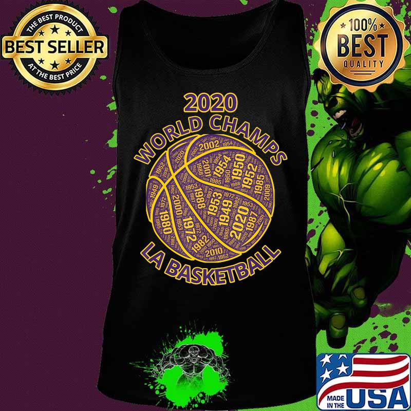 Los Angeles Basketball 2020 World Champs T-Shirt Tank top Los Angeles Basketball 2020 World Champs T-Shirt Tank top