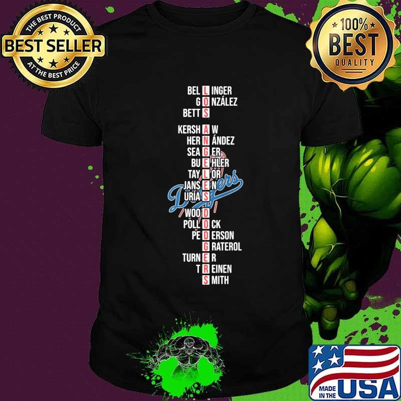 Los angeles dodgers bellinger gonzalez betts baseball shirt