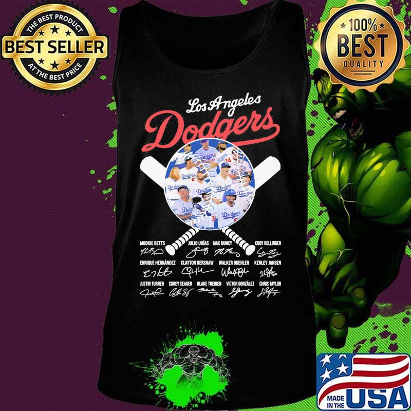 Los Angeles Dodgers Mookie Betts Max Muncy signature s Tank top Los Angeles Dodgers Mookie Betts Max Muncy signature s Tank top