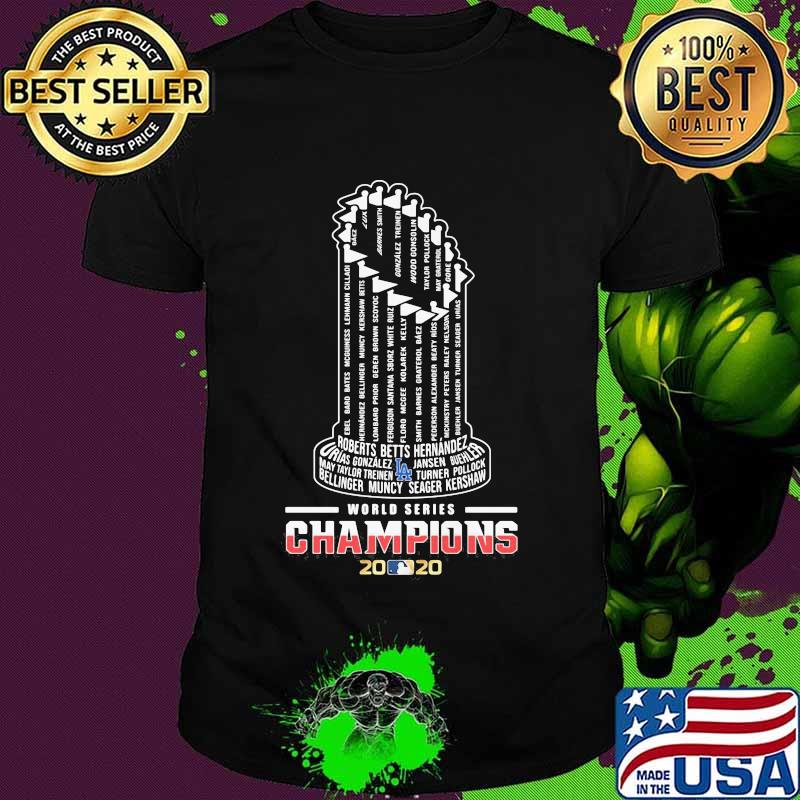 Los angeles dodgers world series champions 2020 logo shirt
