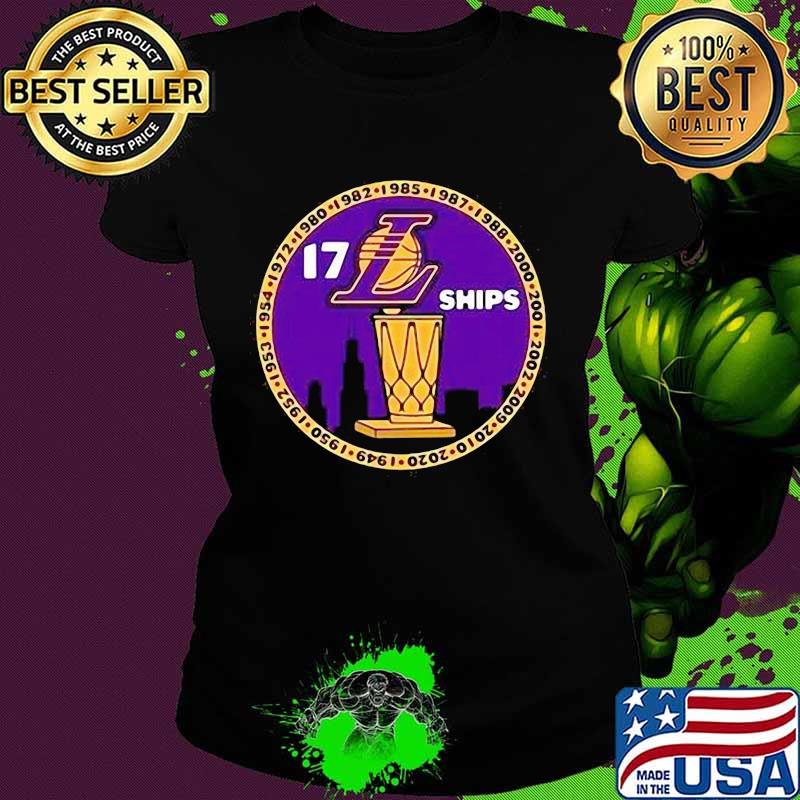 Los angeles lakers 17 time nba champions s Ladies tee Los angeles lakers 17 time nba champions s Ladies tee