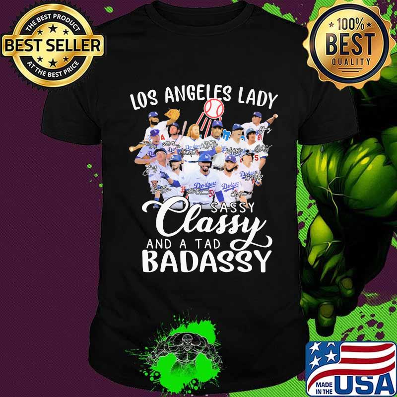 Los angeles lakers lady sassy classy and a tad badassy shirt Los angeles lakers lady sassy classy and a tad badassy shirt