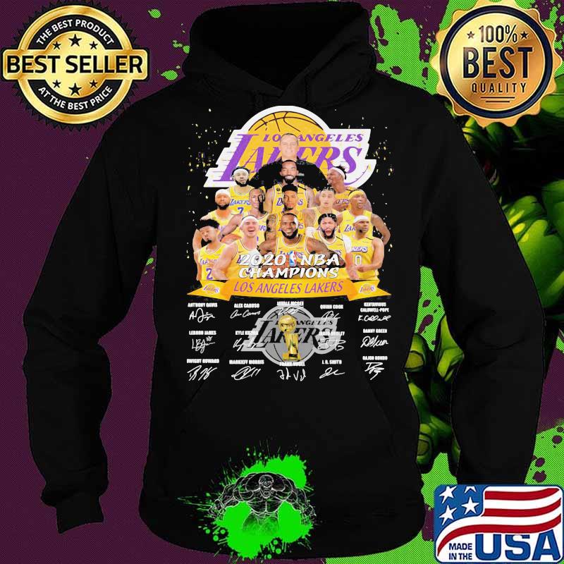 Los angeles lakers nba finals champions 2020 signatures s Hoodie Los angeles lakers nba finals champions 2020 signatures s Hoodie