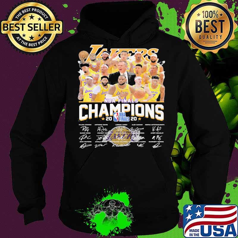 Los angeles lakers nba finals champions 2020 signatures stars s Hoodie Los angeles lakers nba finals champions 2020 signatures stars s Hoodie