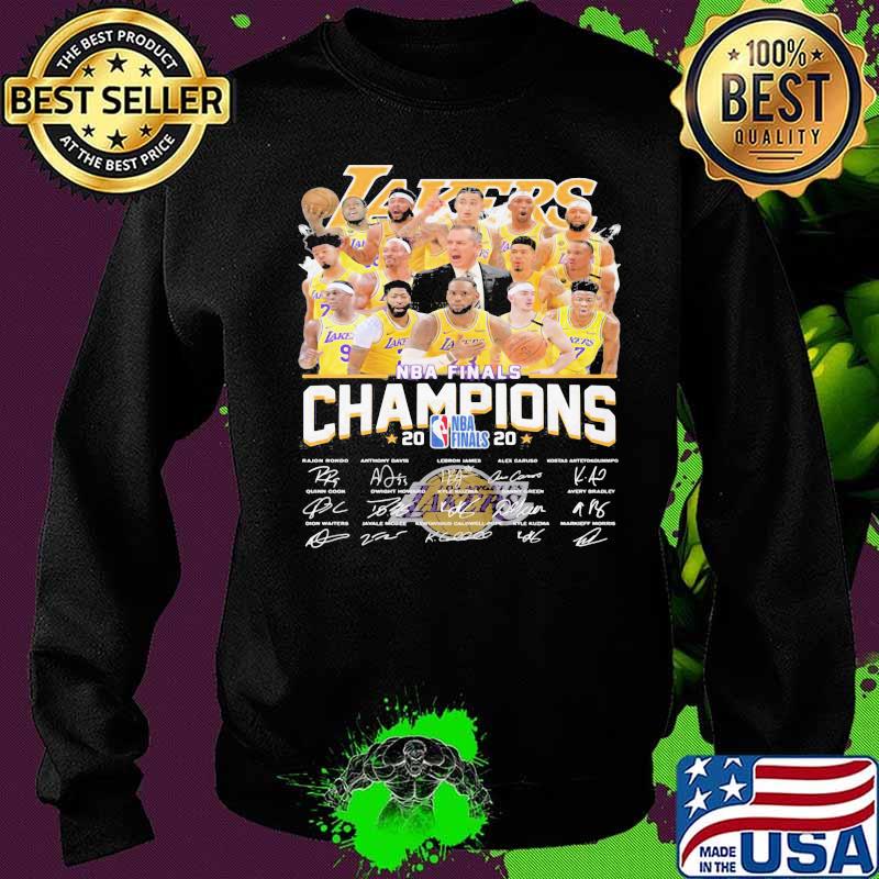 Los angeles lakers nba finals champions 2020 signatures stars s Sweater Los angeles lakers nba finals champions 2020 signatures stars s Sweater
