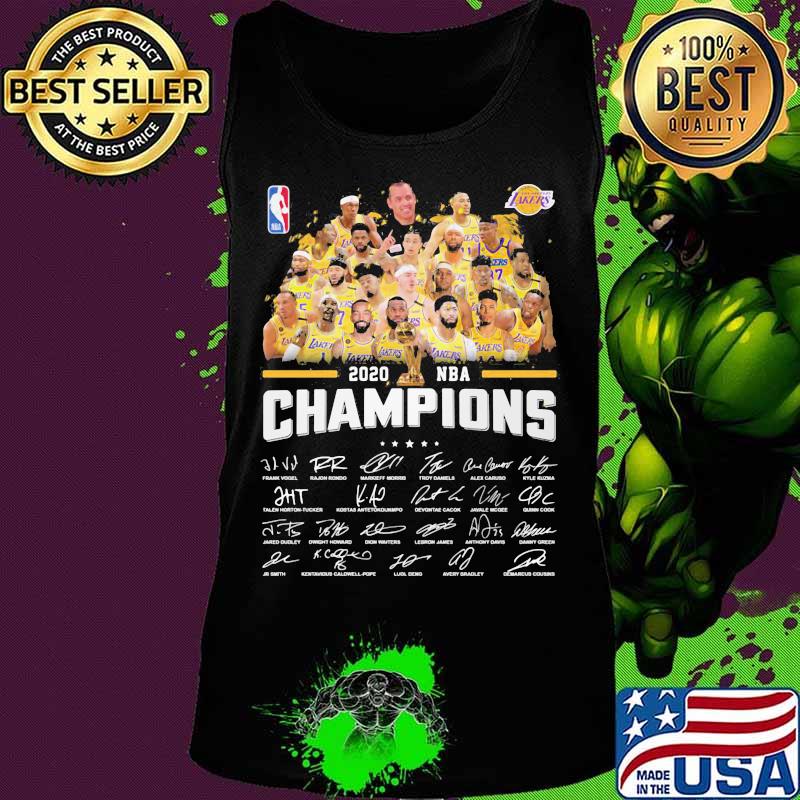 Los angeles lakers nba finals champions thank for the memories signatures s Tank top Los angeles lakers nba finals champions thank for the memories signatures s Tank top
