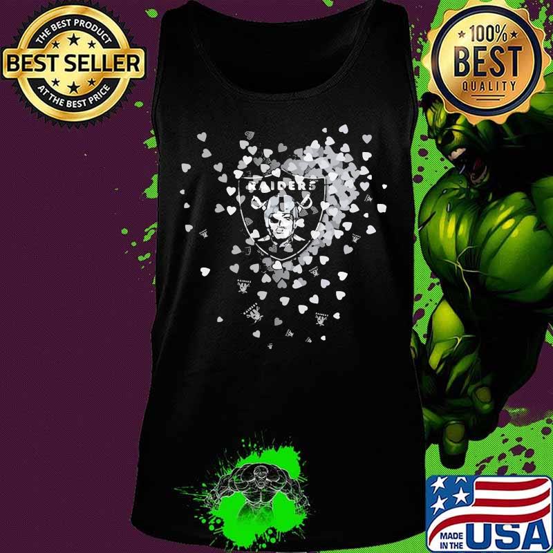 Love las vegas raiders logo hearts s Tank top Love las vegas raiders logo hearts s Tank top