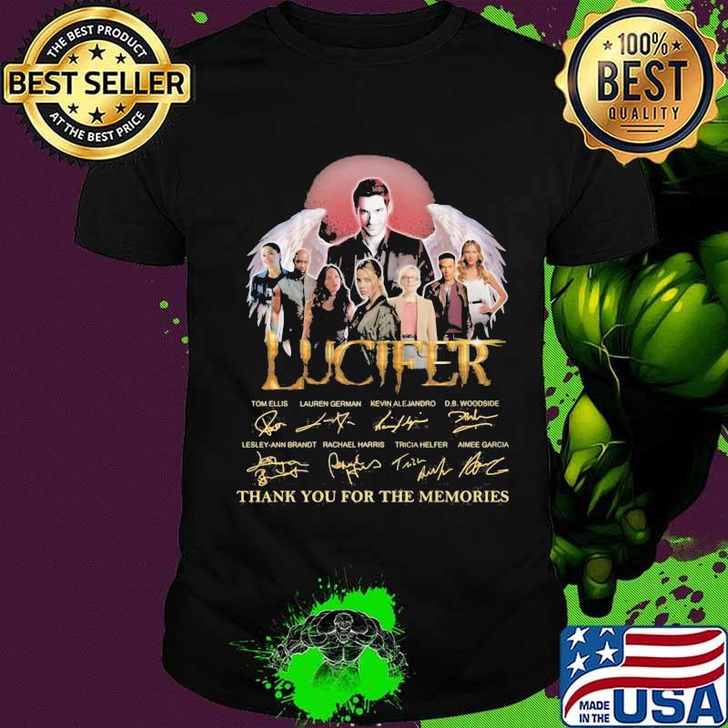 Lucifer thank for the memories signatures shirt