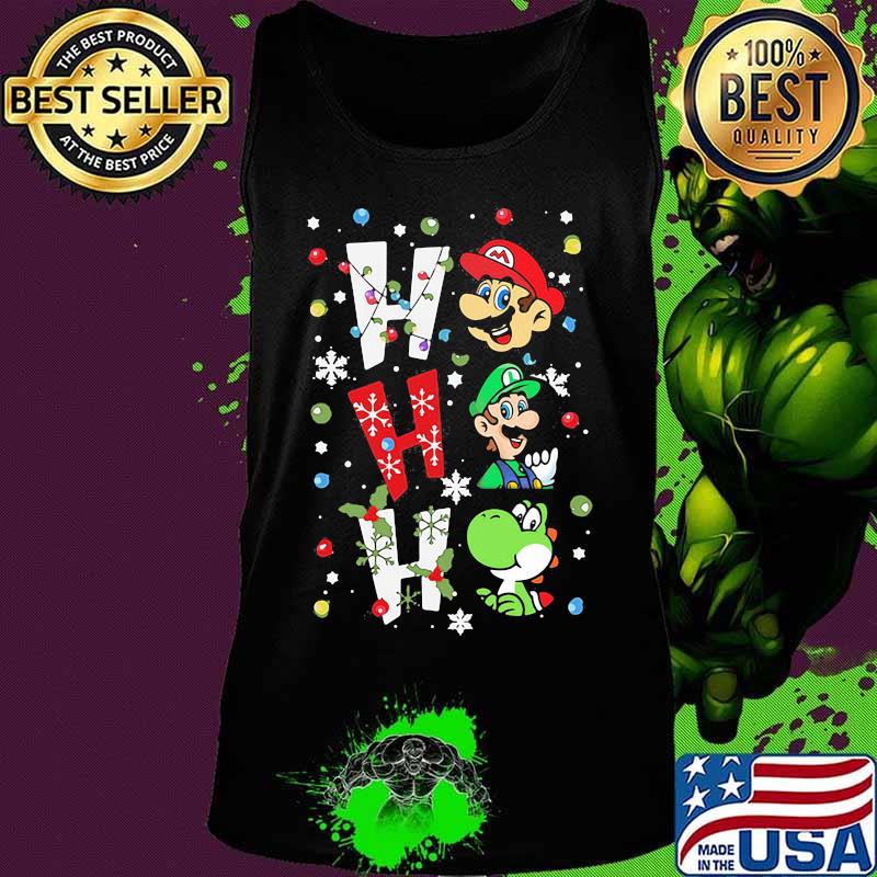 Mario ho ho ho merry christmas s Tank top Mario ho ho ho merry christmas s Tank top