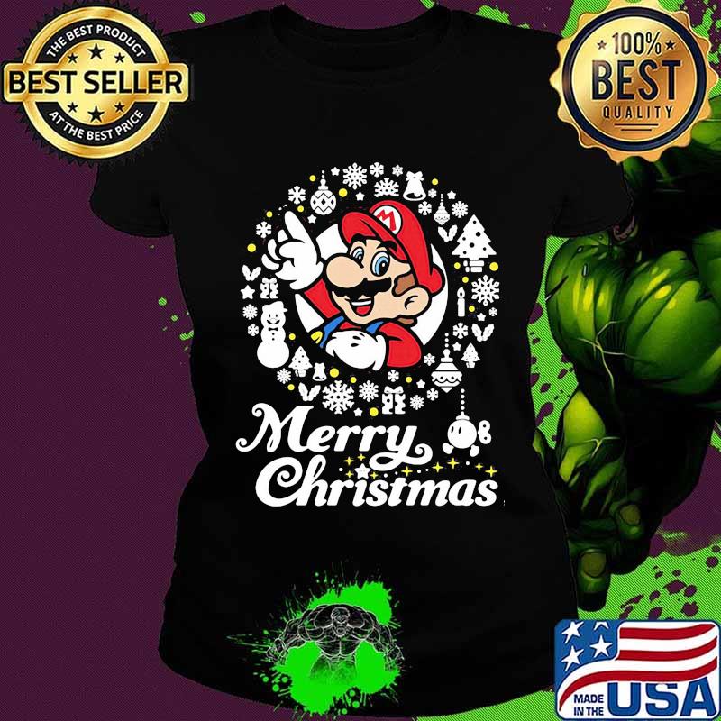 Mario ugly merry christmas s Ladies tee Mario ugly merry christmas s Ladies tee
