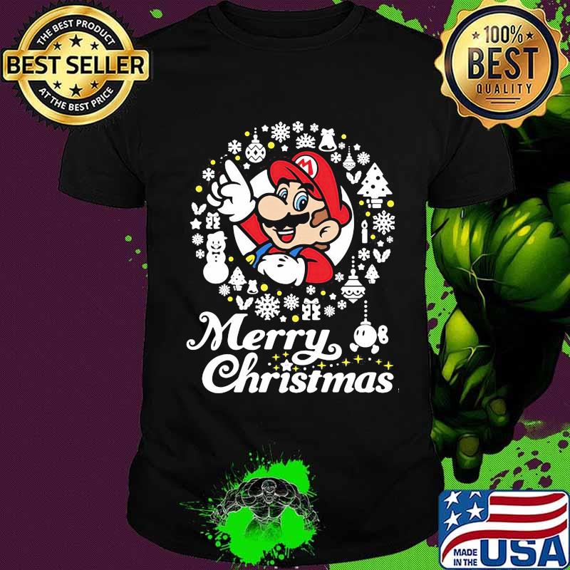 Mario ugly merry christmas shirt
