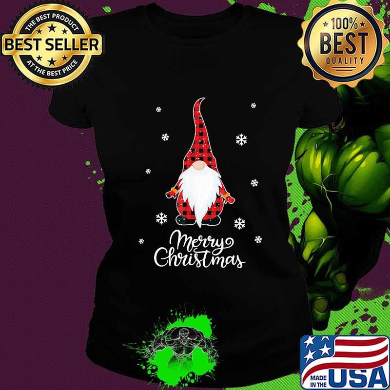 Merry christmas gnomes snow s Ladies tee Merry christmas gnomes snow s Ladies tee