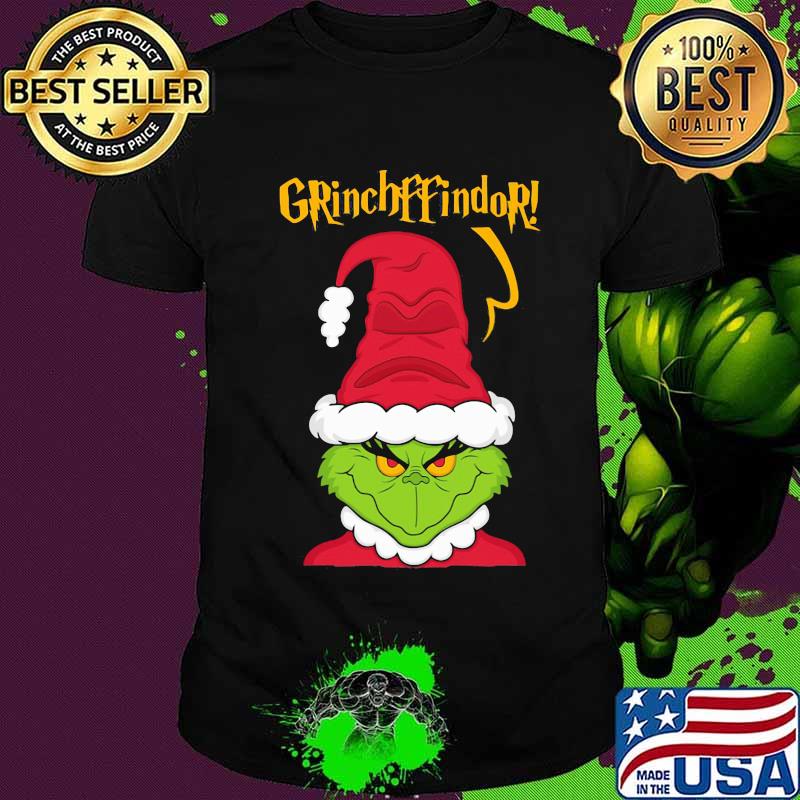 Merry christmas grinch santa grinchffindor shirt