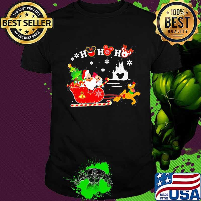 Merry christmas mickey mouse ho ho ho shirt
