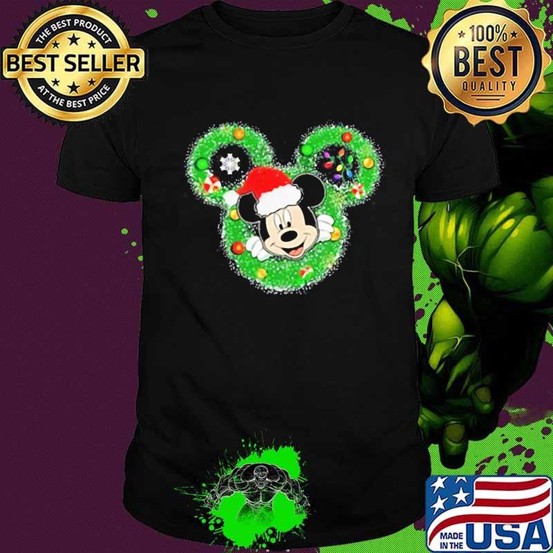 Merry christmas mickey mouse santa shirt