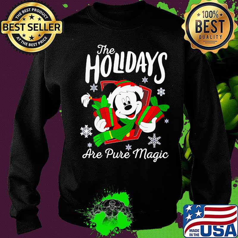 Merry christmas mickey mouse the holidays are pure magic s Sweater Merry christmas mickey mouse the holidays are pure magic s Sweater