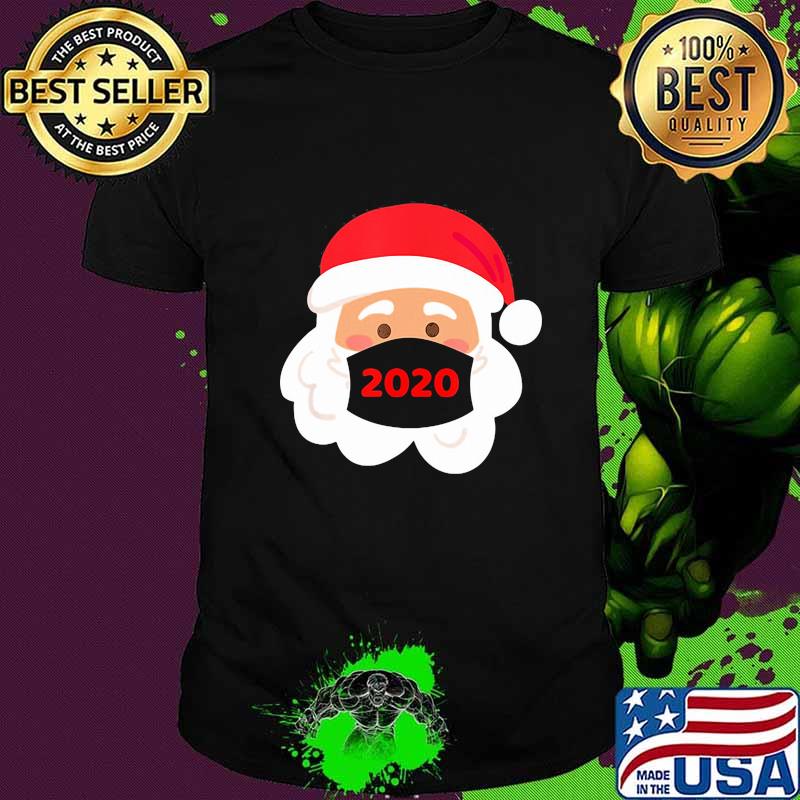 Merry christmas santa claus mask 2020 shirt
