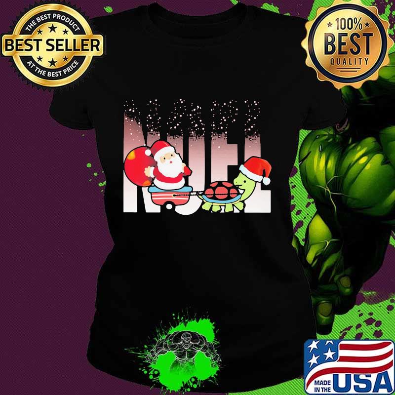 Merry christmas santa claus riding turtle s Ladies tee Merry christmas santa claus riding turtle s Ladies tee